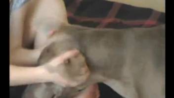 Rough doggy-style pounding with an obedient MILF